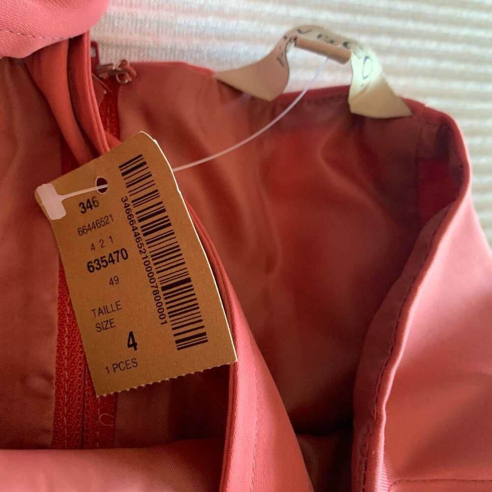 RW & CO. Cocktail Old Rose Midi Dress Size 4 (NWT) - Picture 4 of 4